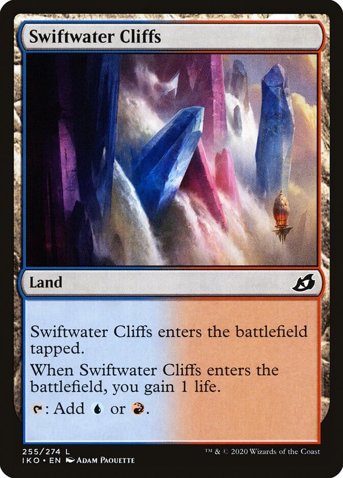 Swiftwater Cliffs [Ikoria: Lair of Behemoths] MTG Single Magic: The Gathering  | Multizone: Comics And Games