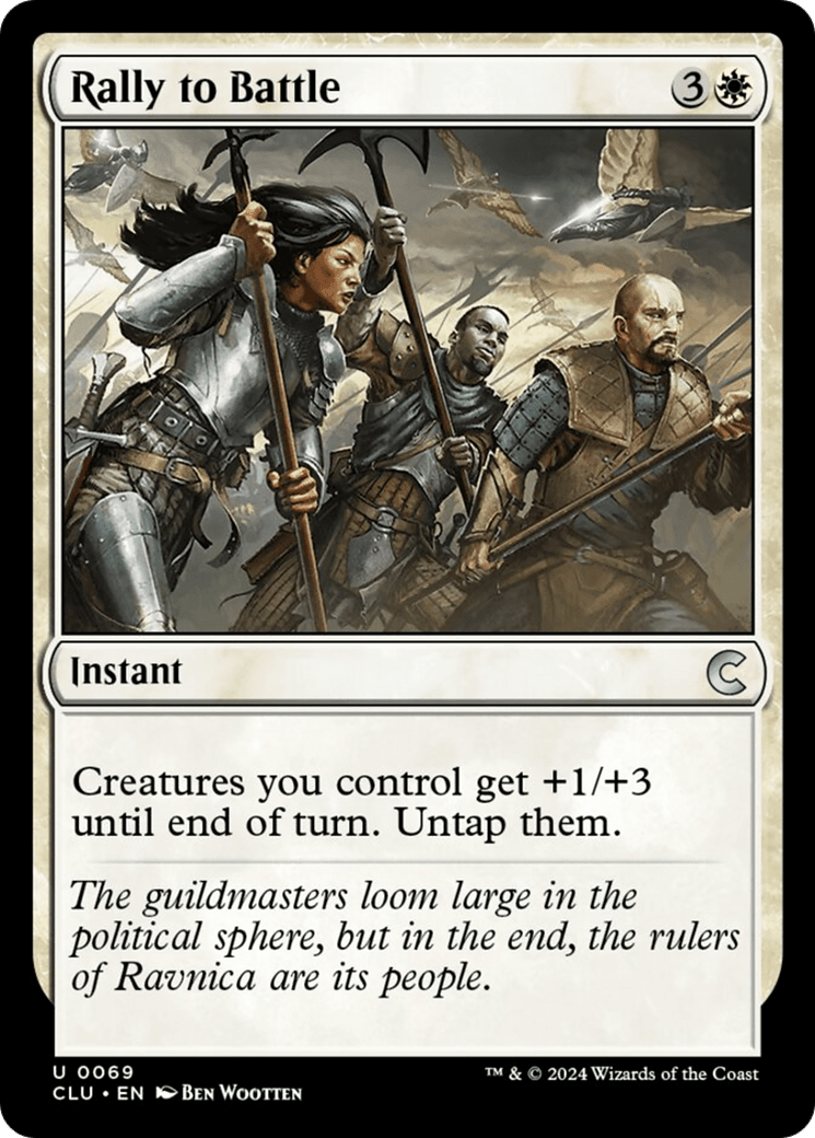 Rally to Battle [Ravnica: Clue Edition] MTG Single Magic: The Gathering  | Multizone: Comics And Games