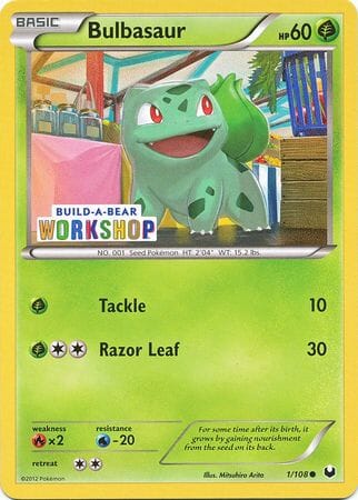 Bulbasaur (1/108) (Build A Bear Workshop Exclusive) [Black & White: Dark Explorers] Pokemon Single Pokémon  | Multizone: Comics And Games