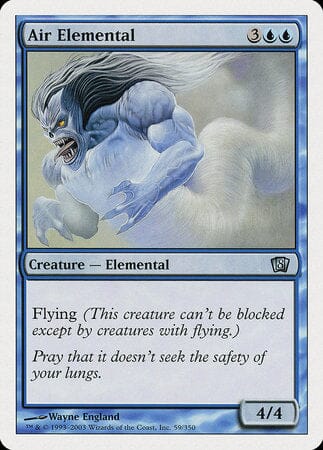 Air Elemental [Eighth Edition] MTG Single Magic: The Gathering  | Multizone: Comics And Games