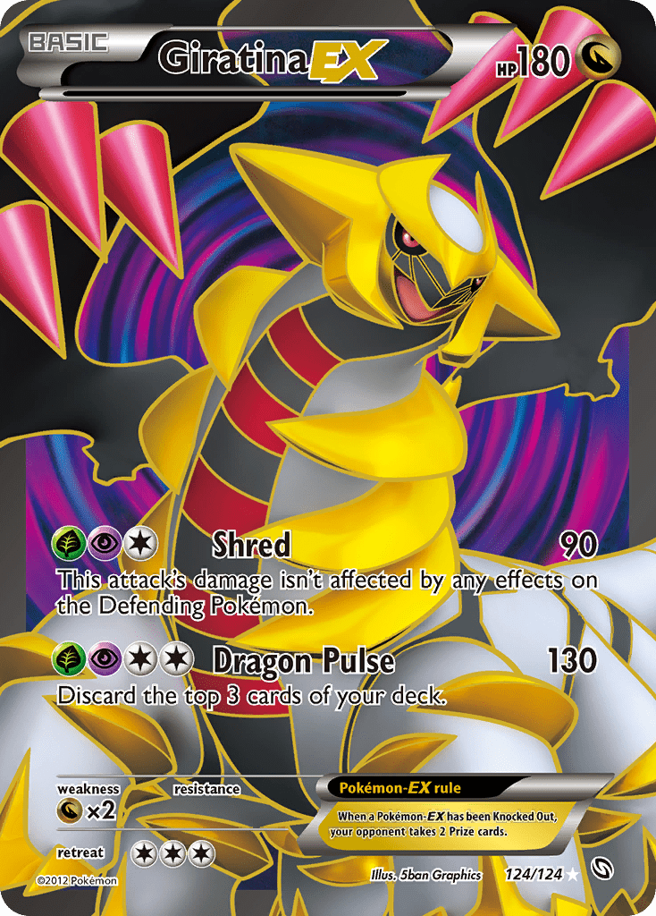 Giratina EX (124/124) [Black & White: Dragons Exalted] Pokemon Single Pokémon  | Multizone: Comics And Games