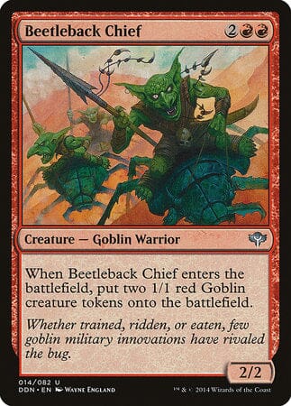 Beetleback Chief [Duel Decks: Speed vs. Cunning] MTG Single Magic: The Gathering  | Multizone: Comics And Games