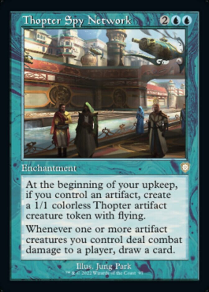 Thopter Spy Network (Retro) [The Brothers' War Commander] MTG Single Magic: The Gathering  | Multizone: Comics And Games