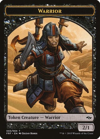 Warrior Token [Fate Reforged Tokens] MTG Single Magic: The Gathering  | Multizone: Comics And Games