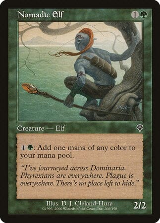 Nomadic Elf [Invasion] MTG Single Magic: The Gathering  | Multizone: Comics And Games