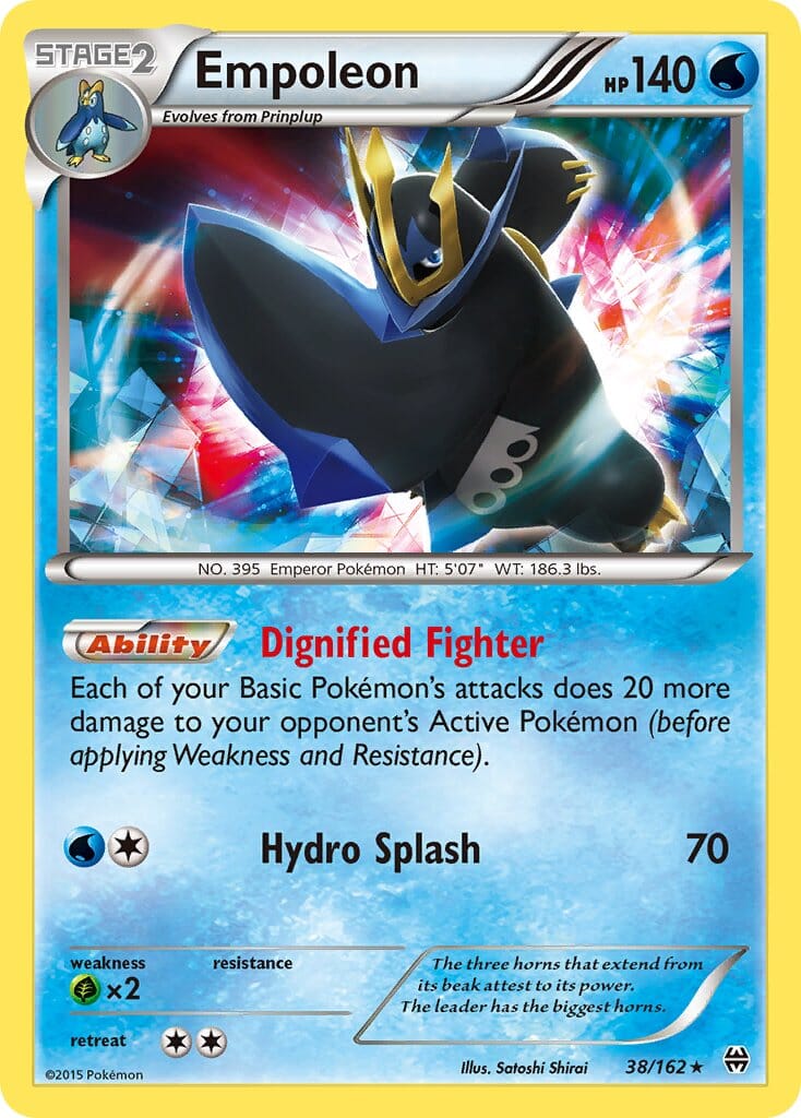 Empoleon (38/162) (Battle Arena Deck Exclusive) (Theme Deck Exclusive) [XY: BREAKthrough] Pokemon Single Pokémon  | Multizone: Comics And Games