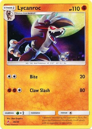 Lycanroc (30/30) [Sun & Moon: Trainer Kit - Lycanroc] Pokemon Single Pokémon  | Multizone: Comics And Games