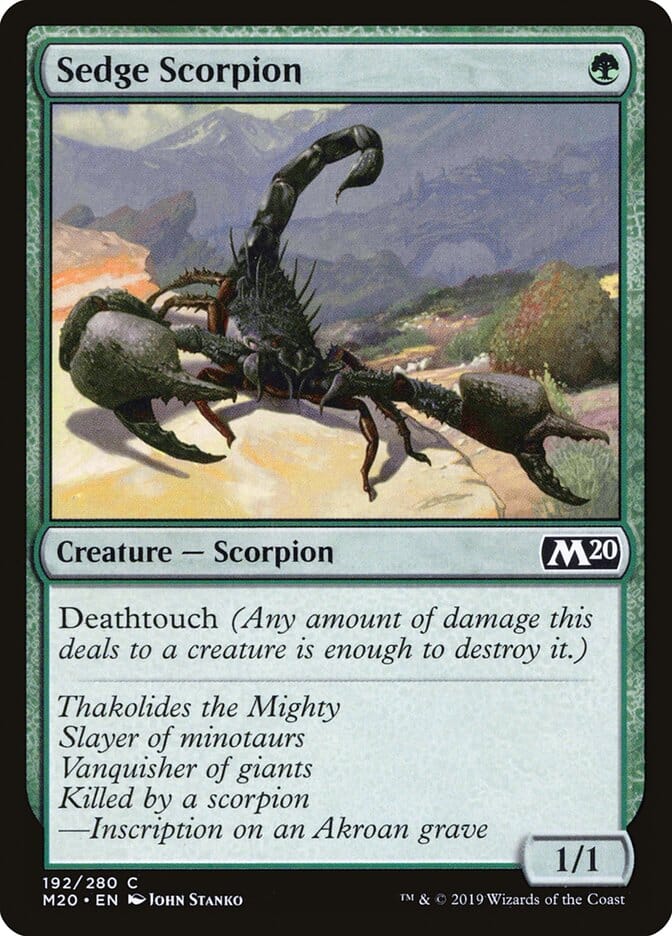 Sedge Scorpion [Core Set 2020] MTG Single Magic: The Gathering  | Multizone: Comics And Games