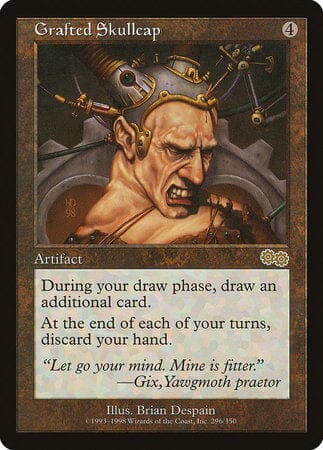 Grafted Skullcap [Urza's Saga] MTG Single Magic: The Gathering  | Multizone: Comics And Games