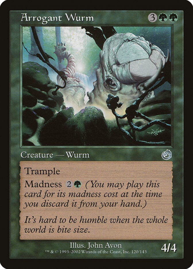 Arrogant Wurm [Torment] MTG Single Magic: The Gathering  | Multizone: Comics And Games