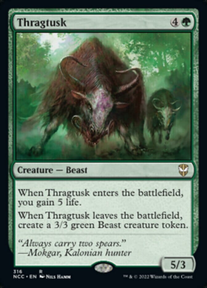 Thragtusk [Streets of New Capenna Commander] MTG Single Magic: The Gathering  | Multizone: Comics And Games