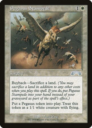 Pegasus Stampede [Exodus] MTG Single Magic: The Gathering  | Multizone: Comics And Games