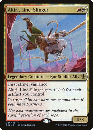 Akiri, Line-Slinger [Commander 2016] MTG Single Magic: The Gathering  | Multizone: Comics And Games