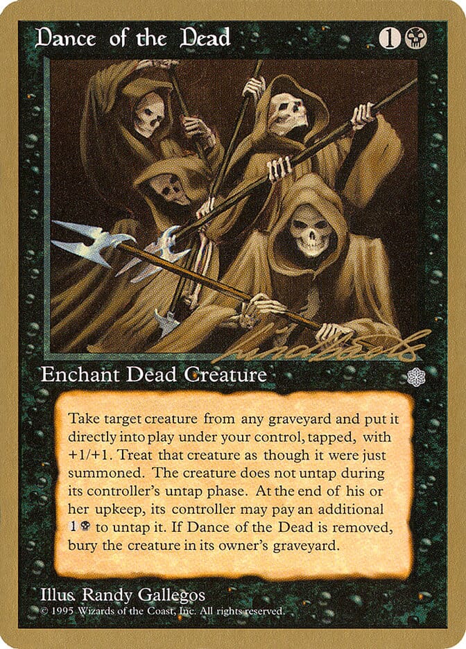 Dance of the Dead (Leon Lindback) [Pro Tour Collector Set] MTG Single Magic: The Gathering  | Multizone: Comics And Games
