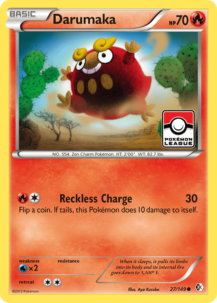 Darumaka (27/149) [Black & White: Boundaries Crossed] Pokemon Single Pokémon  | Multizone: Comics And Games