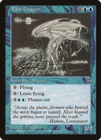 Mist Dragon [Mirage] MTG Single Magic: The Gathering  | Multizone: Comics And Games