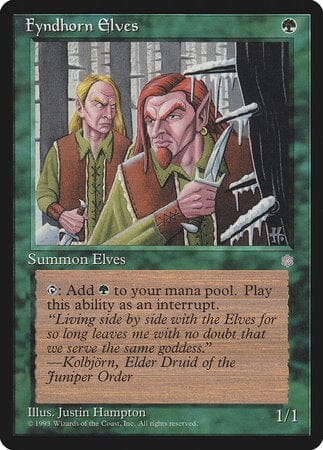 Fyndhorn Elves [Ice Age] MTG Single Magic: The Gathering  | Multizone: Comics And Games