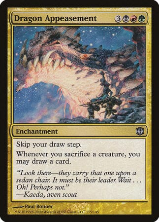 Dragon Appeasement [Alara Reborn] MTG Single Magic: The Gathering  | Multizone: Comics And Games