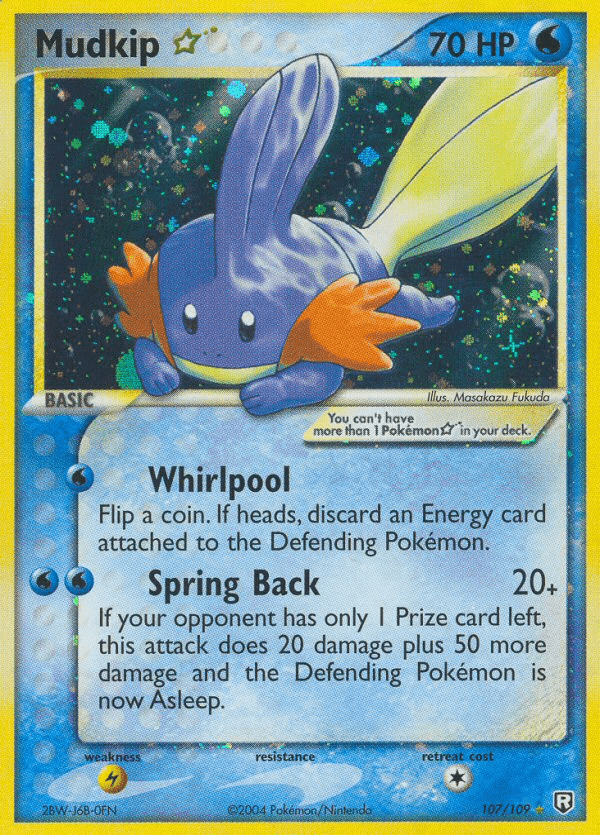 Mudkip Star (107/109) [EX: Team Rocket Returns] Pokemon Single Pokémon  | Multizone: Comics And Games