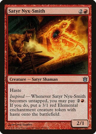 Satyr Nyx-Smith [Born of the Gods] MTG Single Magic: The Gathering  | Multizone: Comics And Games