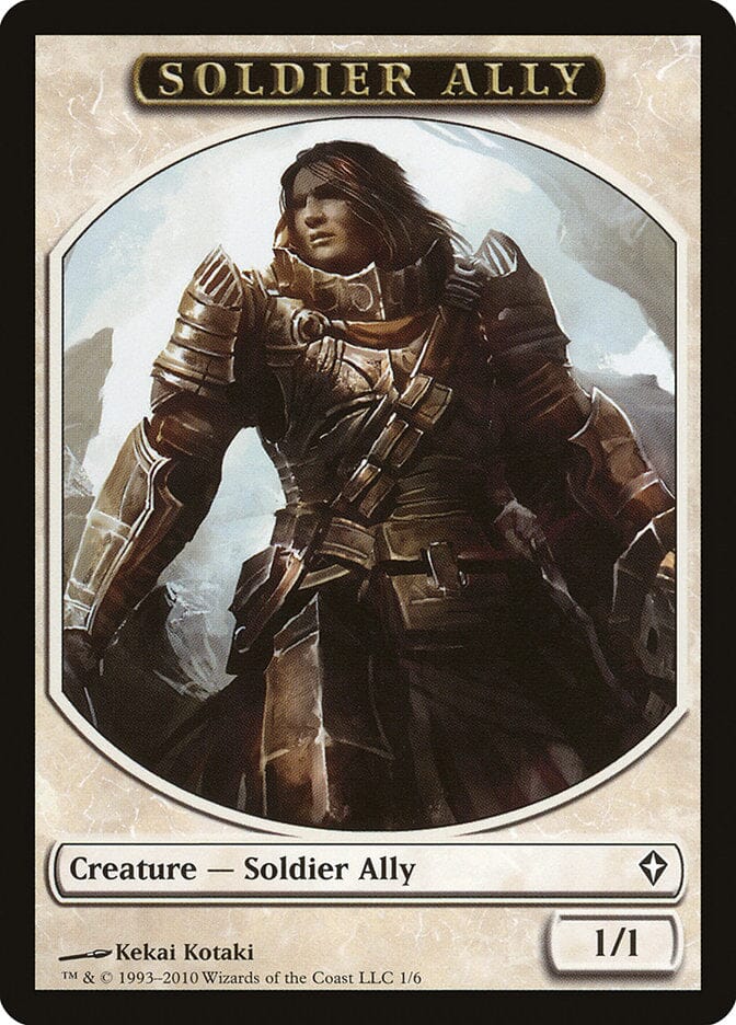 Soldier Ally [Worldwake Tokens] MTG Single Magic: The Gathering  | Multizone: Comics And Games