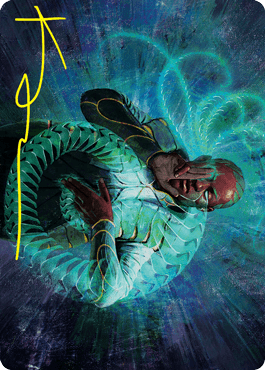 Biomathematician Art Card (Gold-Stamped Signature) [Strixhaven: School of Mages Art Series] MTG Single Magic: The Gathering  | Multizone: Comics And Games