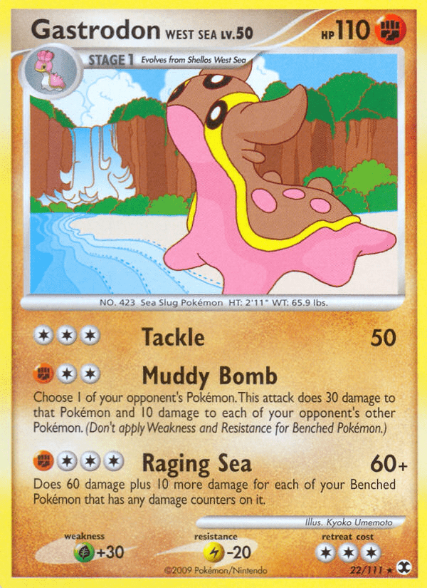 Gastrodon West Sea (22/111) [Platinum: Rising Rivals] Pokemon Single Pokémon  | Multizone: Comics And Games