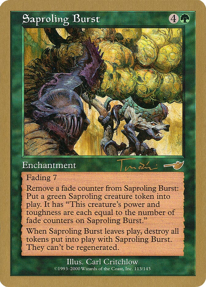 Saproling Burst (Jan Tomcani) [World Championship Decks 2001] MTG Single Magic: The Gathering  | Multizone: Comics And Games