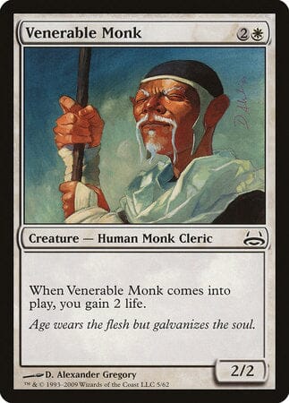 Venerable Monk [Duel Decks: Divine vs. Demonic] MTG Single Magic: The Gathering  | Multizone: Comics And Games