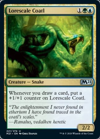 Lorescale Coatl [Core Set 2021] MTG Single Magic: The Gathering  | Multizone: Comics And Games