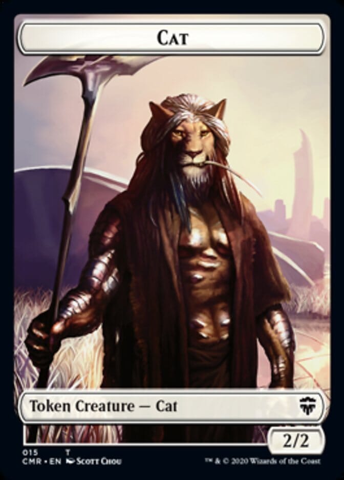 Cat // Soldier Token [Commander Legends Tokens] MTG Single Magic: The Gathering  | Multizone: Comics And Games