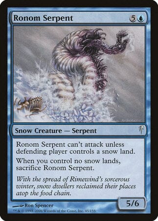 Ronom Serpent [Coldsnap] MTG Single Magic: The Gathering  | Multizone: Comics And Games