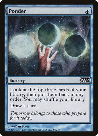 Ponder [Magic 2010] MTG Single Magic: The Gathering  | Multizone: Comics And Games