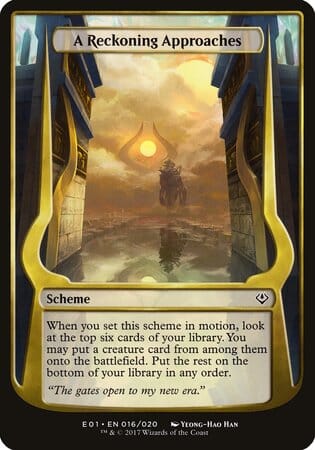 A Reckoning Approaches (Archenemy: Nicol Bolas) [Archenemy: Nicol Bolas Schemes] MTG Single Magic: The Gathering  | Multizone: Comics And Games