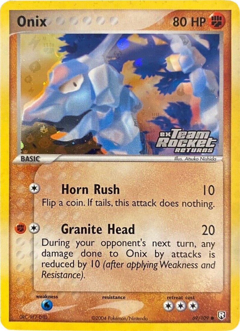 Onix (69/109) (Stamped) [EX: Team Rocket Returns] Pokemon Single Pokémon  | Multizone: Comics And Games