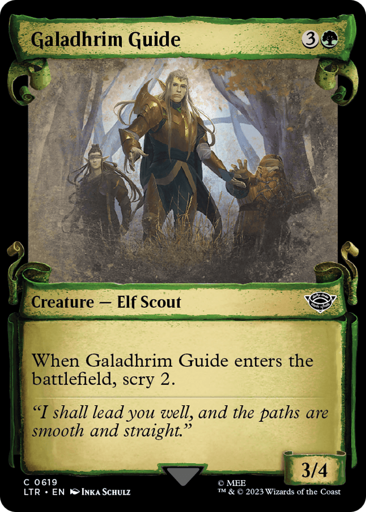 Galadhrim Guide [The Lord of the Rings: Tales of Middle-Earth Showcase Scrolls] MTG Single Magic: The Gathering  | Multizone: Comics And Games