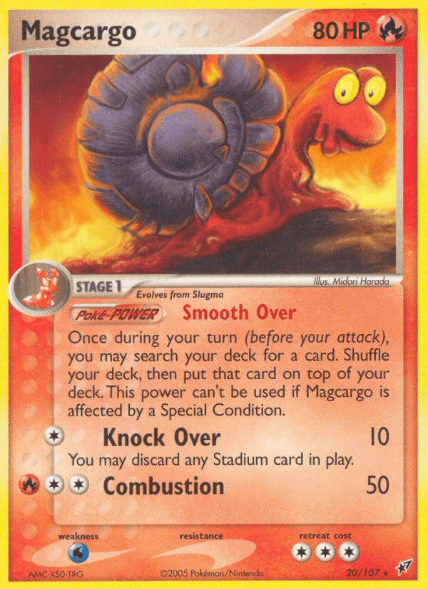 Magcargo (20/107) [EX: Deoxys] Pokemon Single Pokémon  | Multizone: Comics And Games