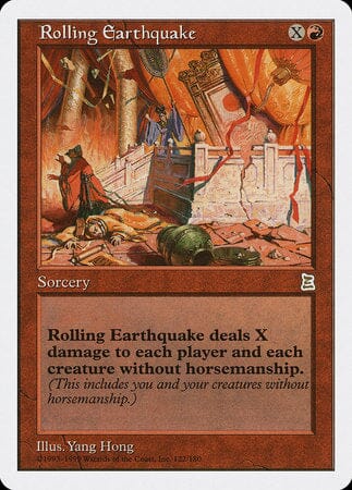 Rolling Earthquake [Portal Three Kingdoms] MTG Single Magic: The Gathering  | Multizone: Comics And Games