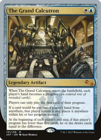 The Grand Calcutron [Unstable] MTG Single Magic: The Gathering  | Multizone: Comics And Games