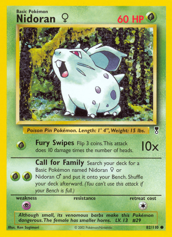 Nidoran (82/110) (Female) [Legendary Collection] Pokemon Single Pokémon  | Multizone: Comics And Games