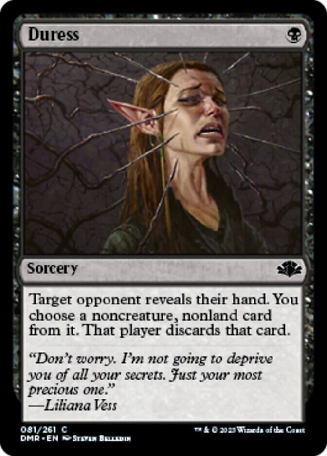 Duress [Dominaria Remastered] MTG Single Magic: The Gathering  | Multizone: Comics And Games