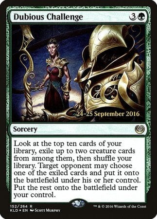 Dubious Challenge [Kaladesh Promos] MTG Single Magic: The Gathering  | Multizone: Comics And Games