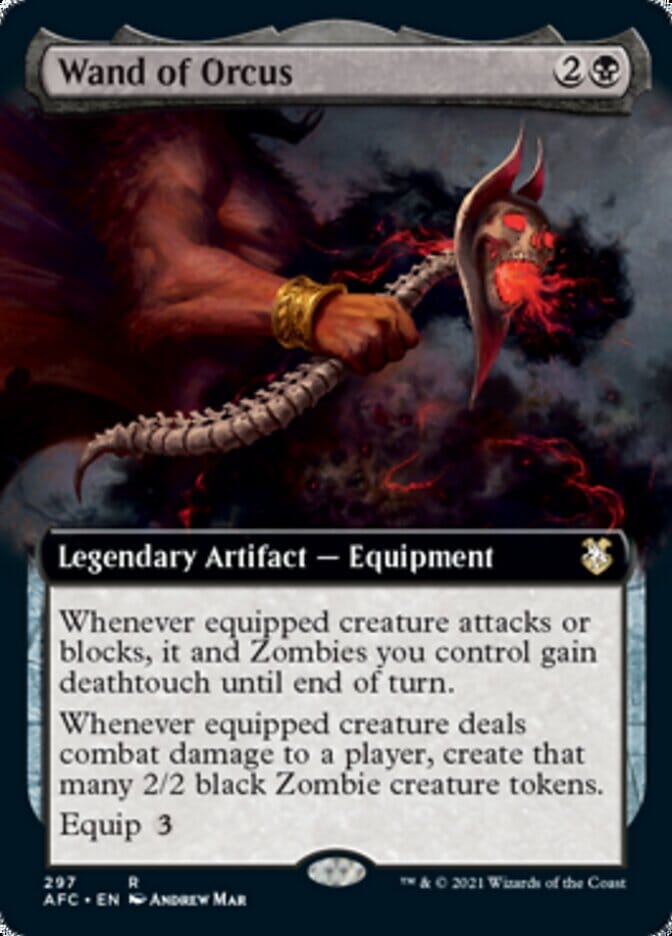 Wand of Orcus (Extended) [Dungeons & Dragons: Adventures in the Forgotten Realms Commander] MTG Single Magic: The Gathering  | Multizone: Comics And Games