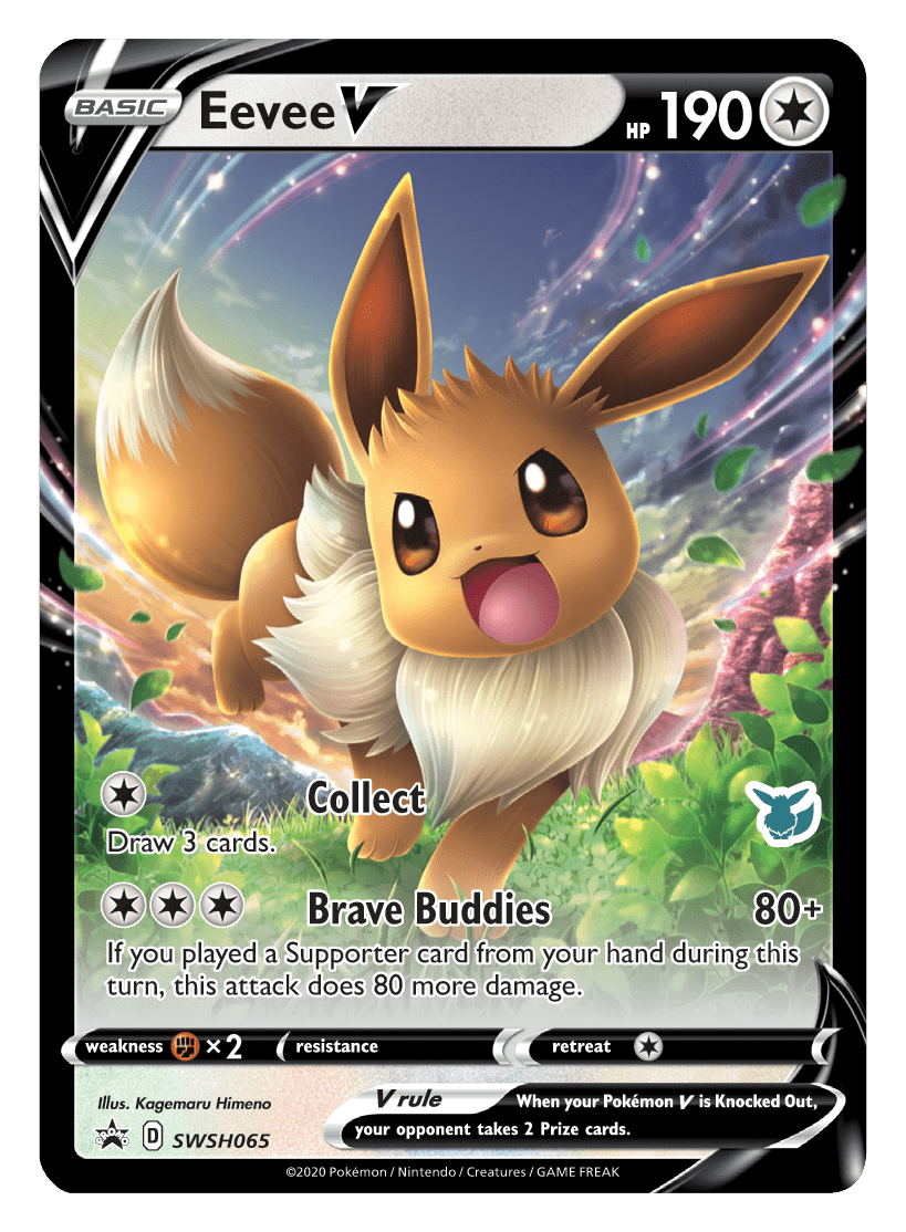 Eevee V (SWSH065) (Eevee Deck) [Battle Academy 2022] Pokemon Single Pokémon  | Multizone: Comics And Games