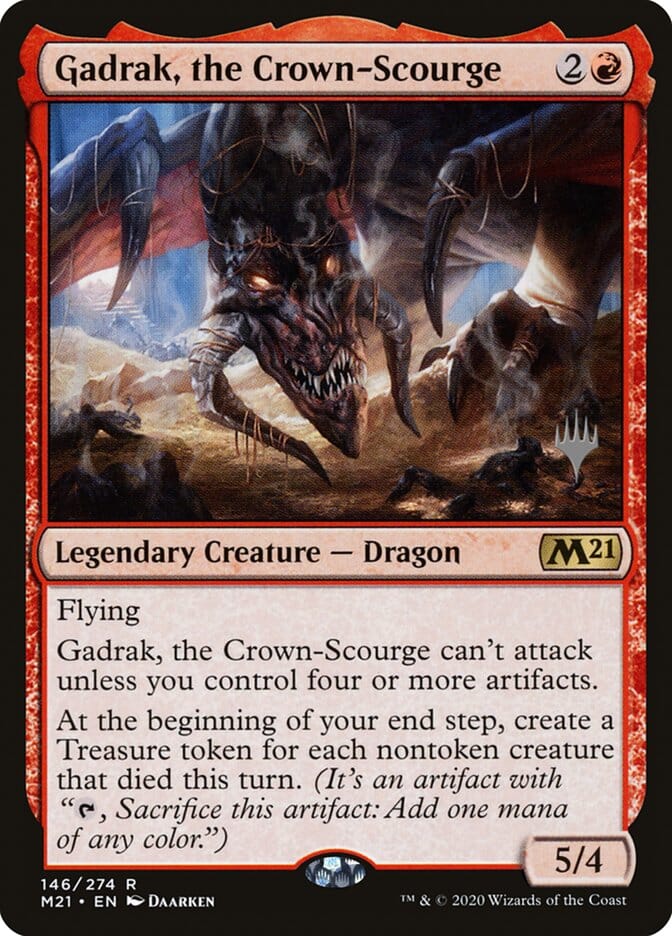 Gadrak, the Crown-Scourge (Promo Pack) [Core Set 2021 Promos] MTG Single Magic: The Gathering  | Multizone: Comics And Games