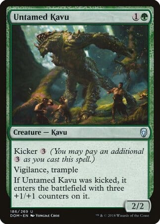 Untamed Kavu [Dominaria] MTG Single Magic: The Gathering  | Multizone: Comics And Games