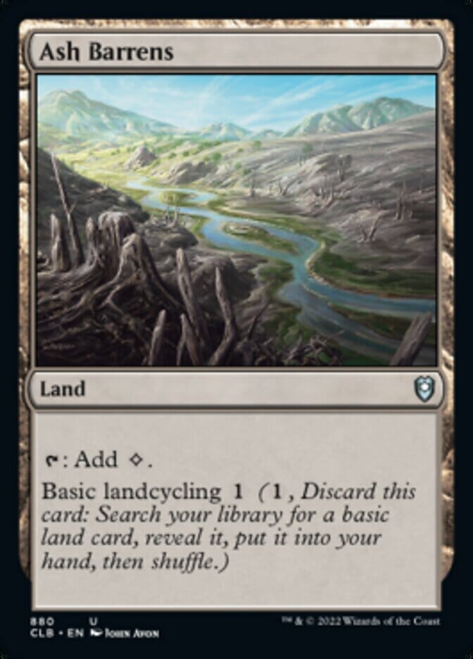 Ash Barrens [Commander Legends: Battle for Baldur's Gate] MTG Single Magic: The Gathering  | Multizone: Comics And Games