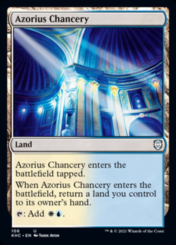 Azorius Chancery [Kaldheim Commander] MTG Single Magic: The Gathering  | Multizone: Comics And Games