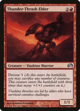 Thunder-Thrash Elder [Planechase 2012] MTG Single Magic: The Gathering  | Multizone: Comics And Games