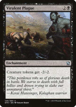 Virulent Plague [Dragons of Tarkir] MTG Single Magic: The Gathering  | Multizone: Comics And Games